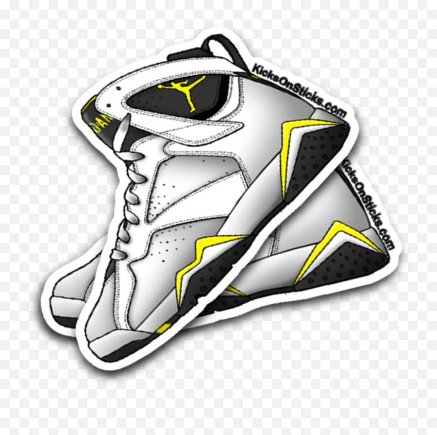 Nike Air Jordan Vii Clipart - Full Size Clipart 1475845 Jordan 7 Clip Art Emoji,Sneaker Clipart