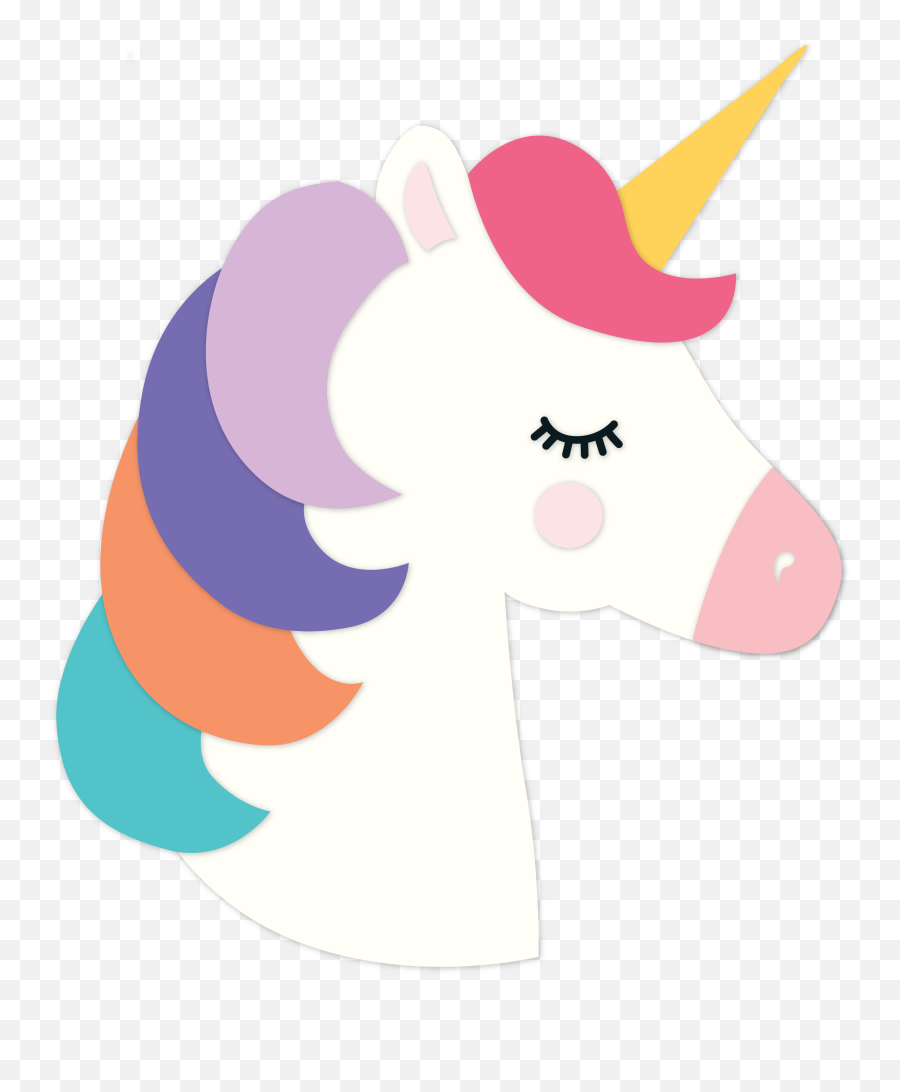 Teen Spirit Unicorn Head Svg Cut File - Unicorn Emoji,Unicorn Head Png
