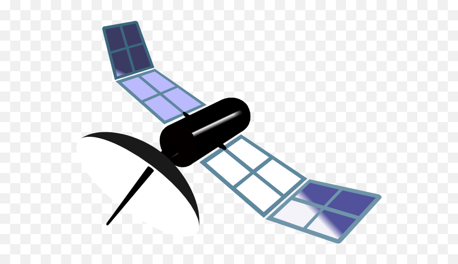 Satellite Clip Art At Clker - Satelit Painting Emoji,Satellite Clipart