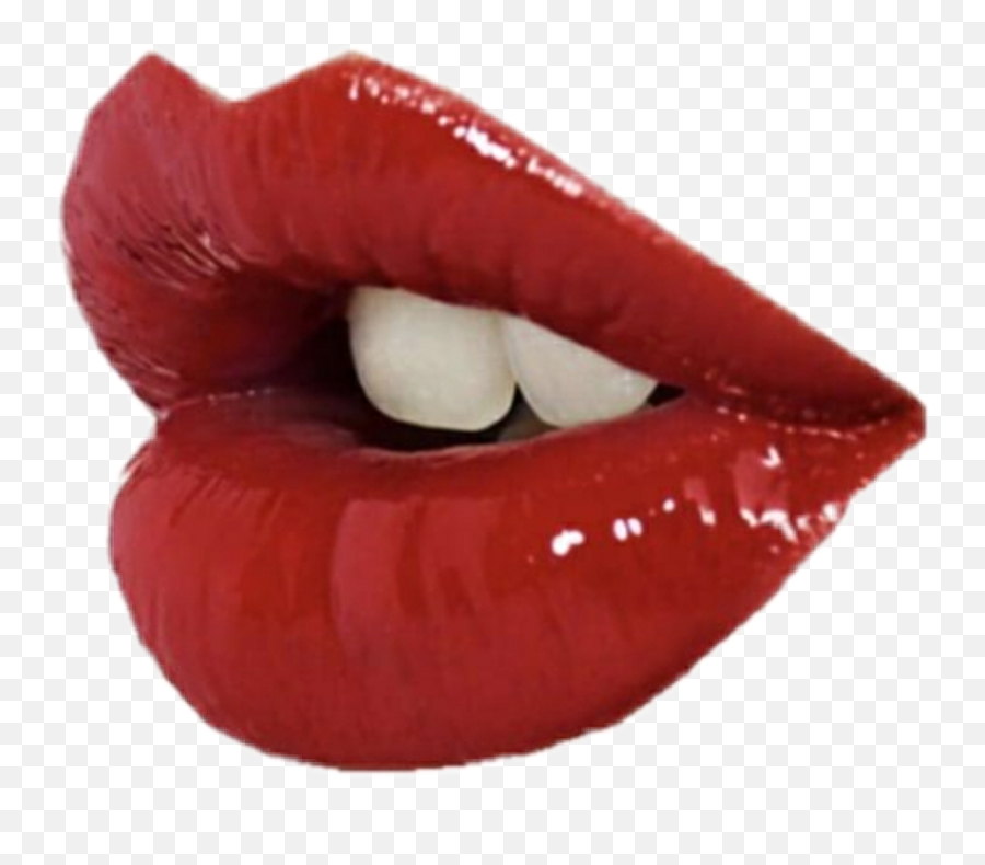 Pink Lips Png - Red Lips Png Aesthetic Emoji,Pink Lips Png