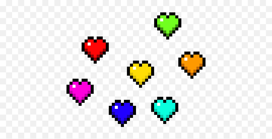 Hearts Undertale - Undertale Pixel Hearts Emoji,Undertale Heart Png