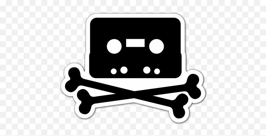 Motorbike Stickers - Pirate Bay Logo Tape Emoji,Pirate Bay Logo