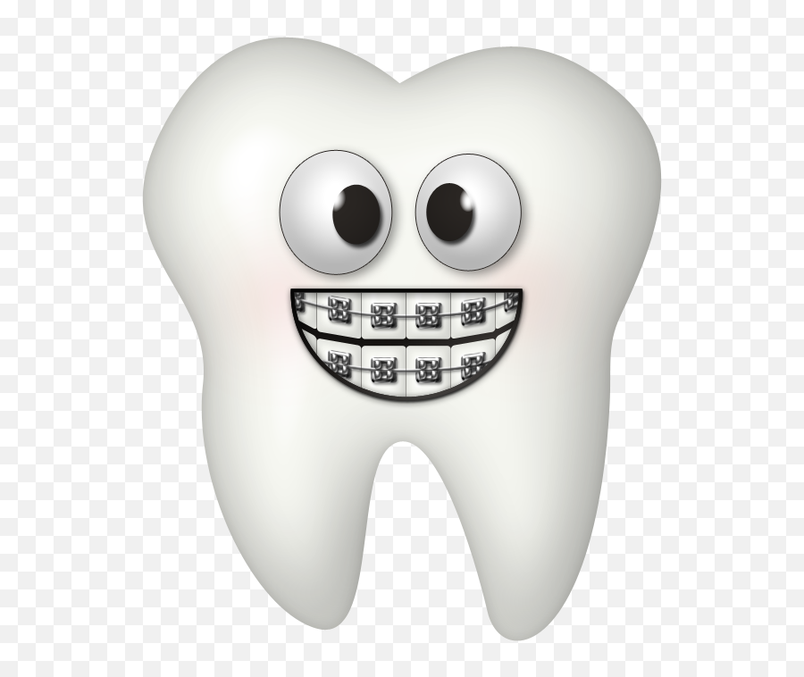 Kaagard Toothygrin Png Dental Art - Tooth With Braces Clipart Emoji,Braces Clipart