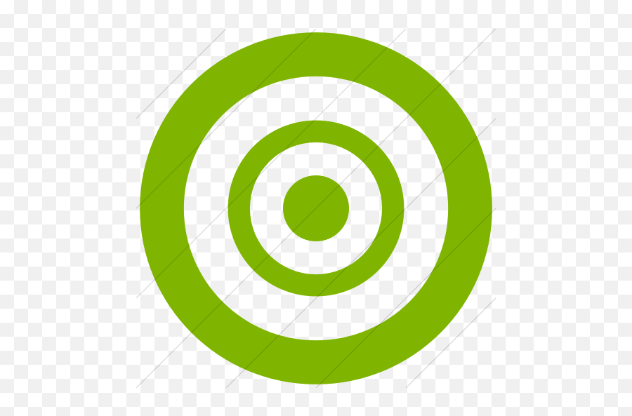 Iconsetc Simple Green Broccolidry Bullseye Icon - Shooting Target Emoji,Bullseye Png