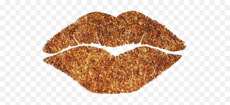 Rose Gold Texture Kiss Lipstick - Transparent Gold Lips Png Emoji,Lipstick Kiss Png