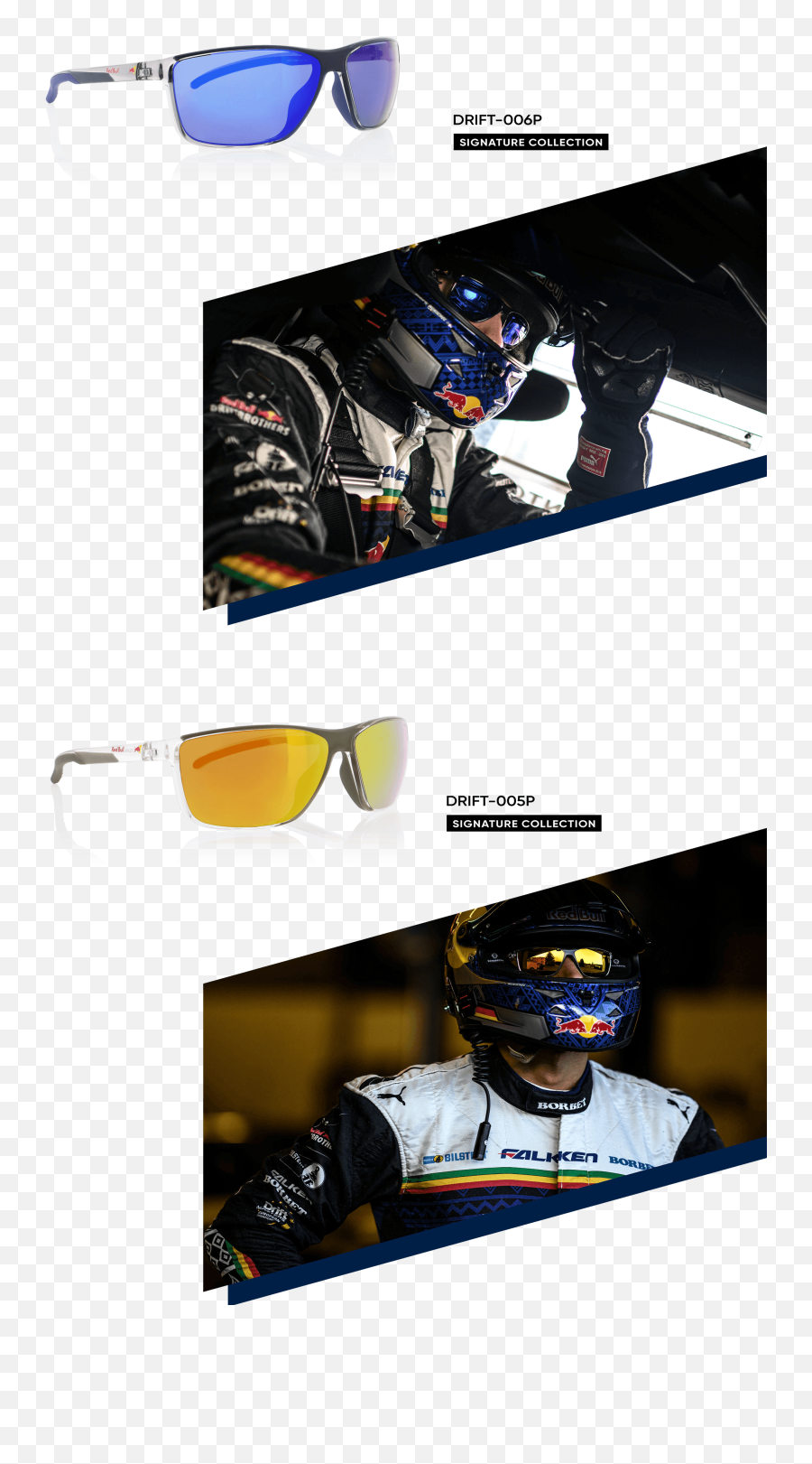 Sunglasses Of The Red Bull Drift Brothers By Spect Eyewear - Red Bull Speed Drift Sunglasses Emoji,Speed Lines Transparent