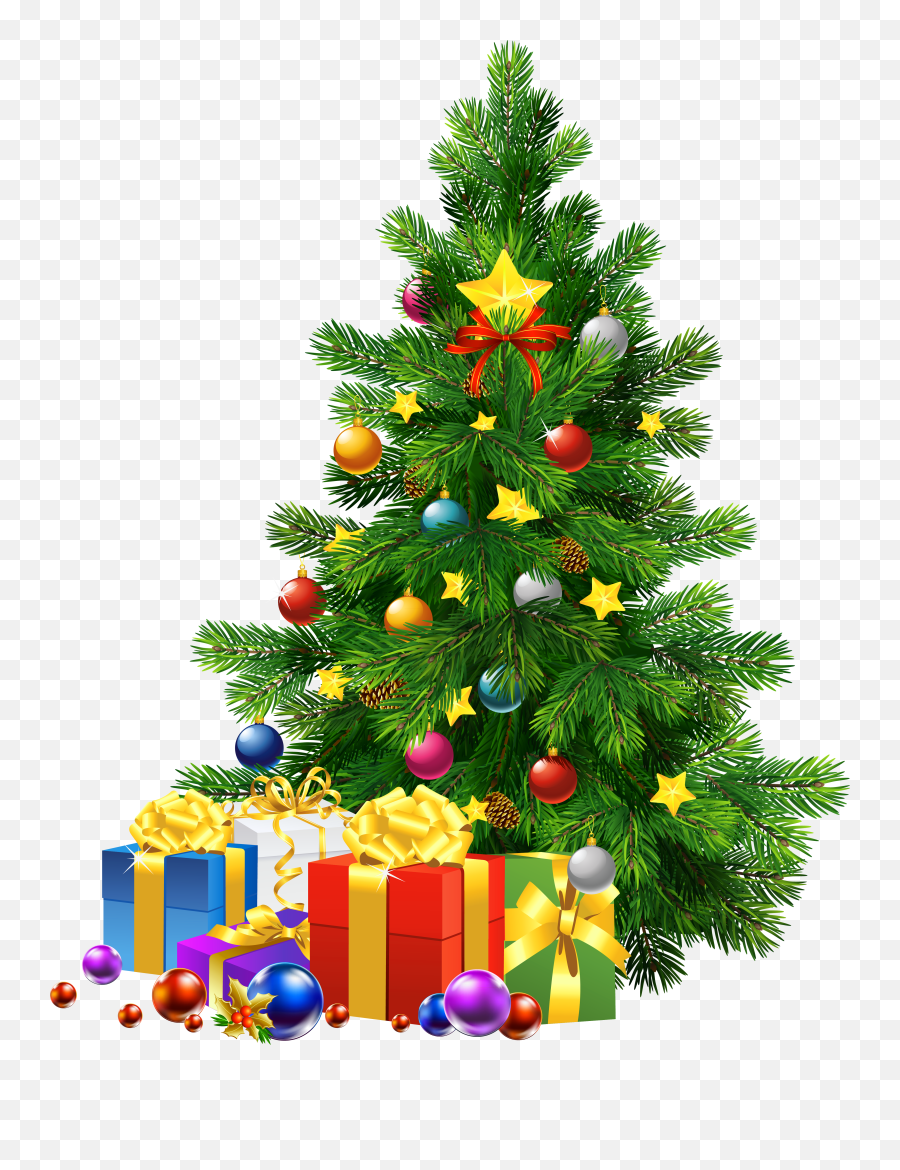Download Happy Christmas Tree Png - Png Image Christmas Tree Transparent Background Png Emoji,Christmas Tree Png