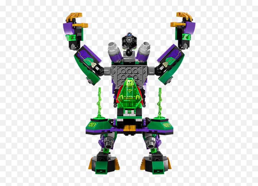 Download Hd Lex Luthor Mech Takedown - Lego Lex Luthor Mech Emoji,Lex Luthor Png
