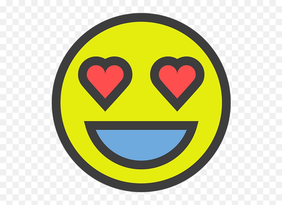 Double Heart Eye Emoji Cute Valentines Emoji Love Gift Idea,Heart Eye Emoji Transparent
