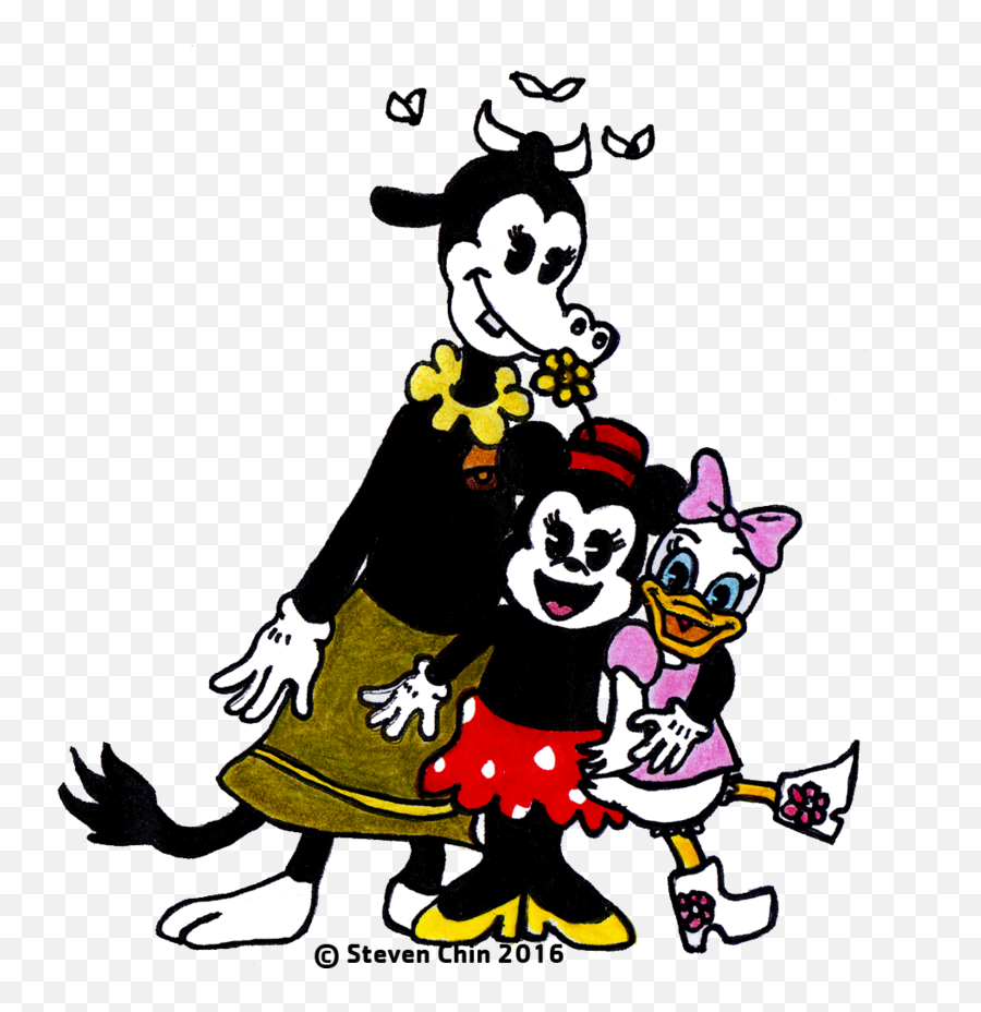 Clarabelle Cow Png Free Download - Minnie Mouse And Emoji,Free Cow Clipart