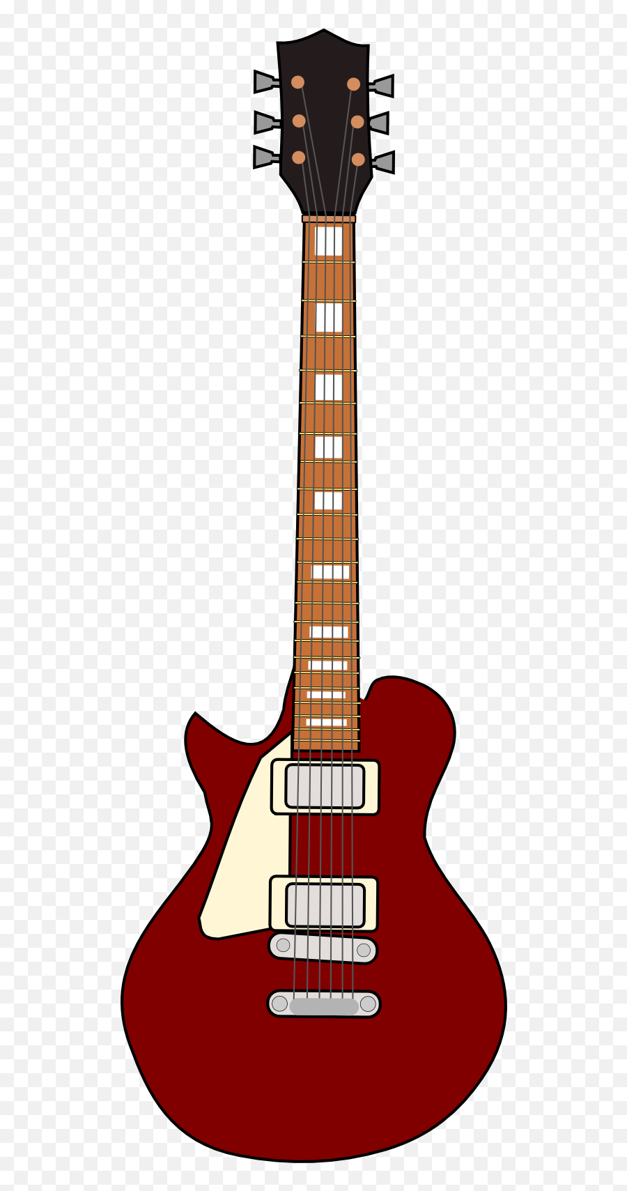 Guitar Clipart 80 Guitar Guitar 80 - Les Paul Guitar Cartoon Emoji,Guitar Clipart