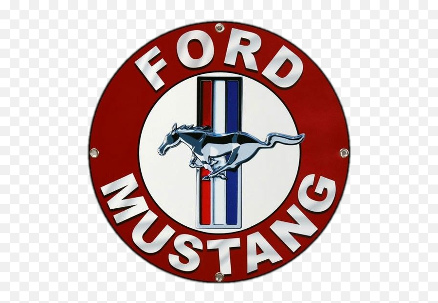 Ford Mustang Logo Marca Adesivo Sticker - Parque Do Peão Emoji,Mustang Logo