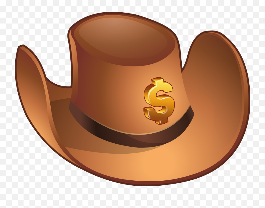 Cowboy Hat Cartoon - Cartoon Transparent Background Cowboy Hat Emoji,Cowboy Hat Transparent