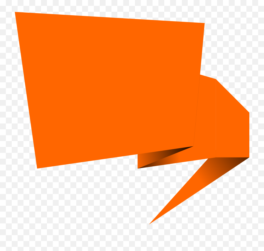 6 Origami Speech Bubble Banner Vector - Banner Origami Png Emoji,Banners Png
