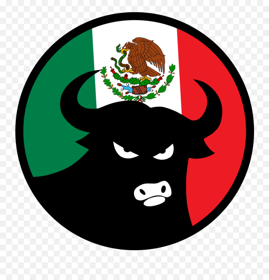 662 Bull Mexican Flag Sticker - 662 Ride Shop Emoji,Mexico Flag Png