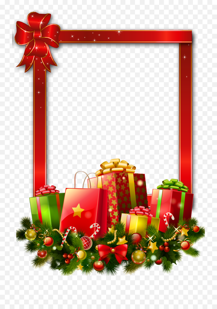 Christmas Frame Png Images Merry - Printable Christmas Border Design Emoji,Christmas Border Clipart
