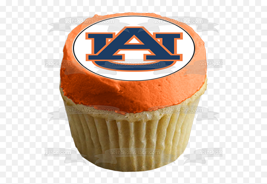 Auburn University Logo Alabama Edible Cupcake Topper Images - Birthday Cake Sean Connery Bond Emoji,Auburn Logo