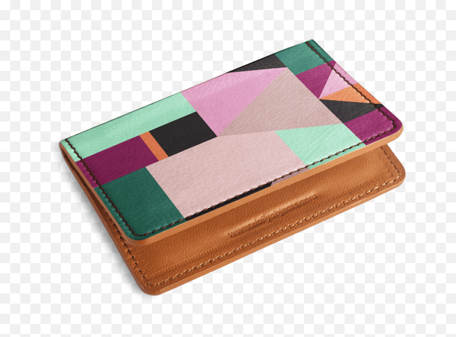 Dailyobjects Geometrical Abstract Shapes Card Wallet - For Women Emoji,Abstract Shapes Png