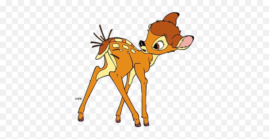 Bambi Clip Art 2 Disney Clip Art Galore - Bambi Tail Emoji,Porcupine Clipart