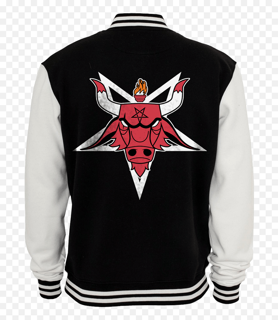 Satanic Bulls - Jacket Emoji,Chicago Bull Logo