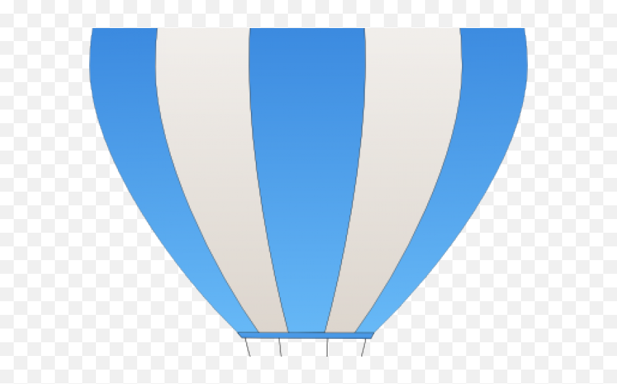 Blue Hot Air Balloon Clipart Hd Png - Balão De Ar Quente Azul E Branco Png Emoji,Blue Balloon Clipart