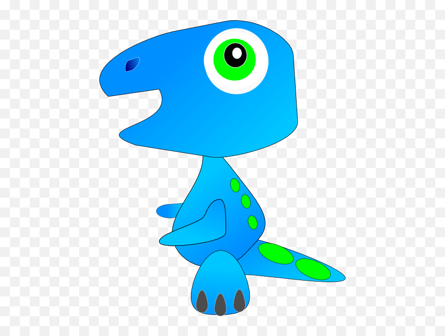 Baby Dinosaur Clip Art At Clker - Dino On Rocket Emoji,Baby Dinosaur Clipart