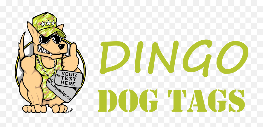 Dingo Dog Tags U2013 Custom Made Dog Tags - Bretagne Materiaux Emoji,Dog Tags Png