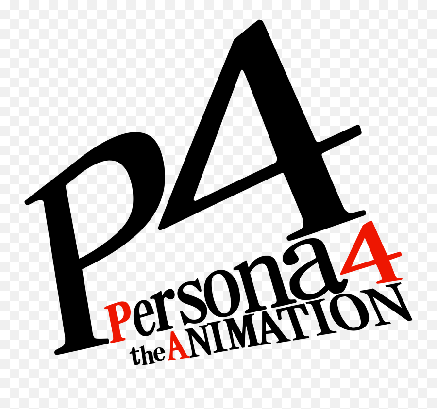 Persona 4 The Animation Logo - Vector Persona 4 Logo Emoji,Logo Animation