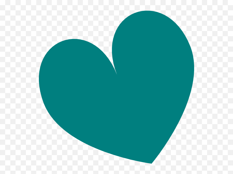 Teal Heart Clipart - Png Download Full Size Clipart Emoji,Small Heart Clipart