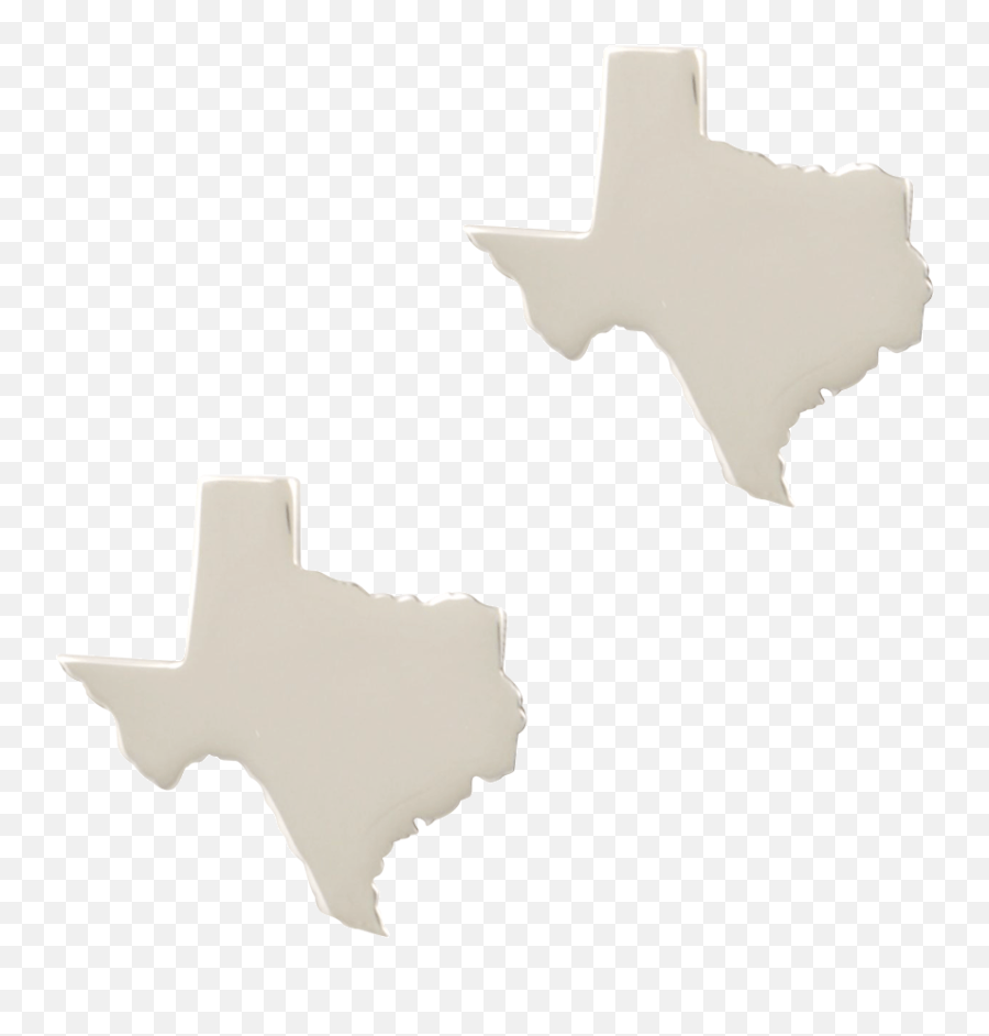 Pinto Ranch State Of Texas Silver Cufflinks Emoji,Texas State Png