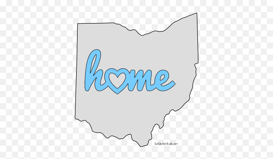 Ohio U2013 Map Outline Printable State Shape Stencil Pattern Emoji,Ohio Outline Png