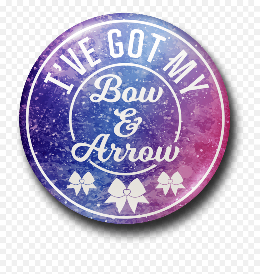Home Other Accessories Badges Bow U0026 Arrow I Love Emoji,Bow And Arrow Transparent Background