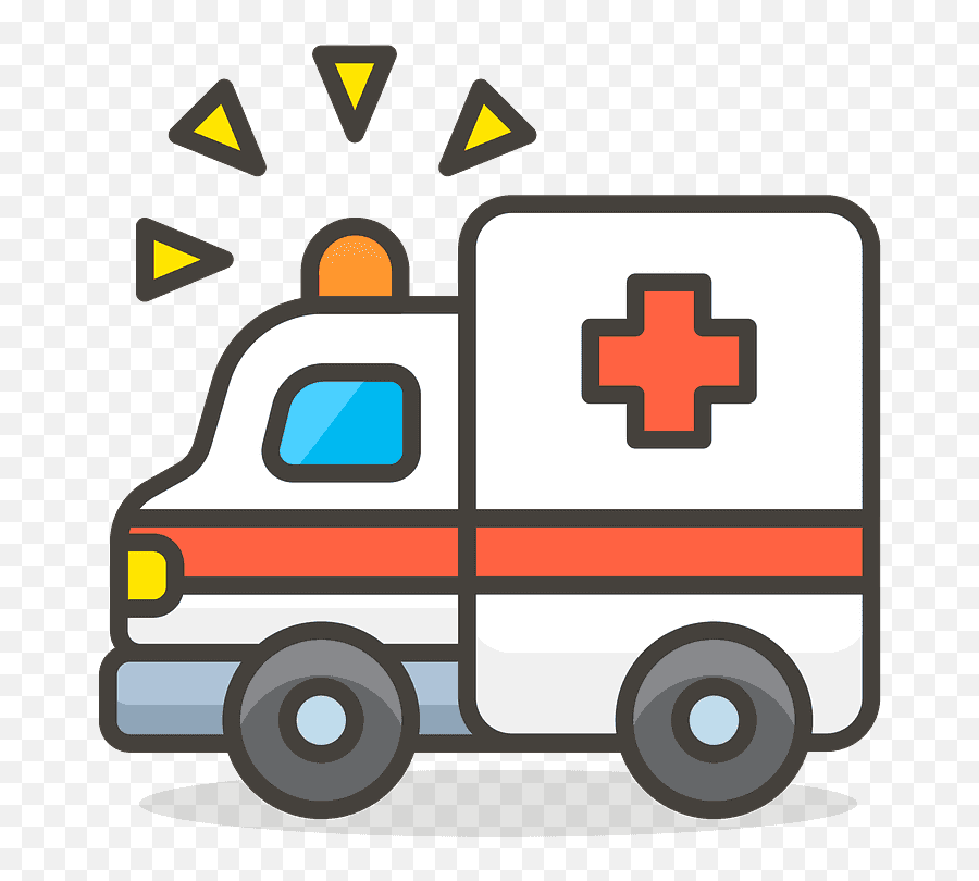 Ambulance Emoji Clipart - Hospital File Icon,Ambulance Clipart