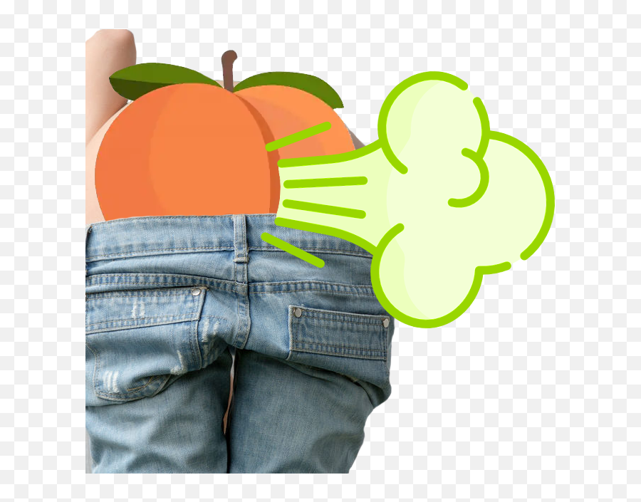 Fart Peach Butt Emoji - Peach The Butt Emoji,Peach Emoji Png