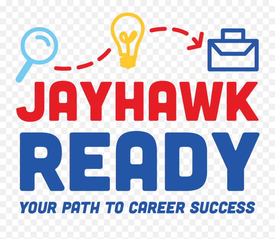 Networking University Career Center - Language Emoji,Jayhawk Logo