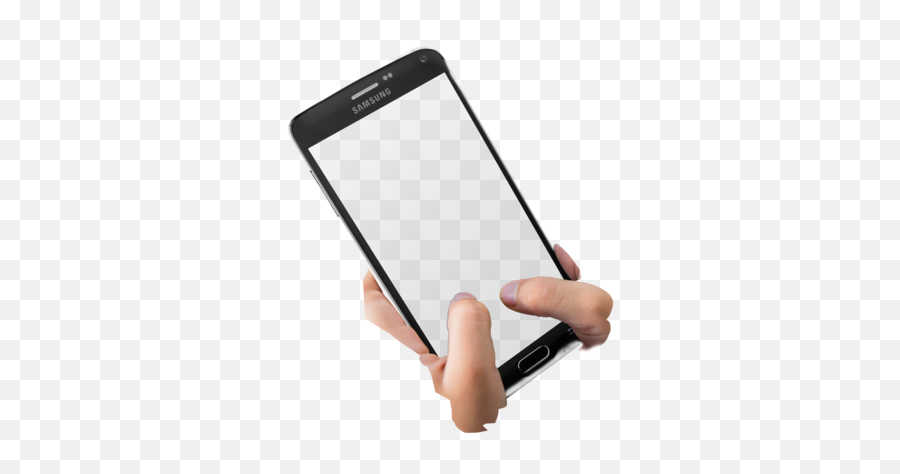 Download Girl Hand Holding Samsung Phone Png Png Image With - Hand Out Holding Phone Transparent Emoji,Hand Holding Phone Png