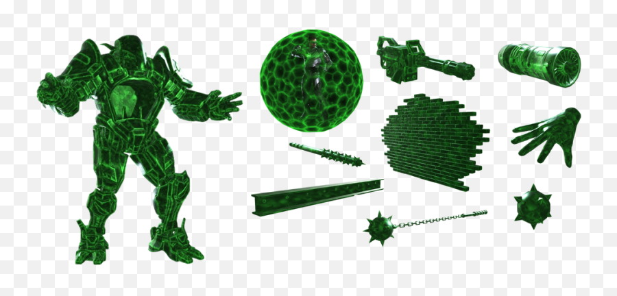 Injustice 2 Green Lantern Energy Constr 244698 - Png Green Lantern Construct Weapon Emoji,Green Lantern Png