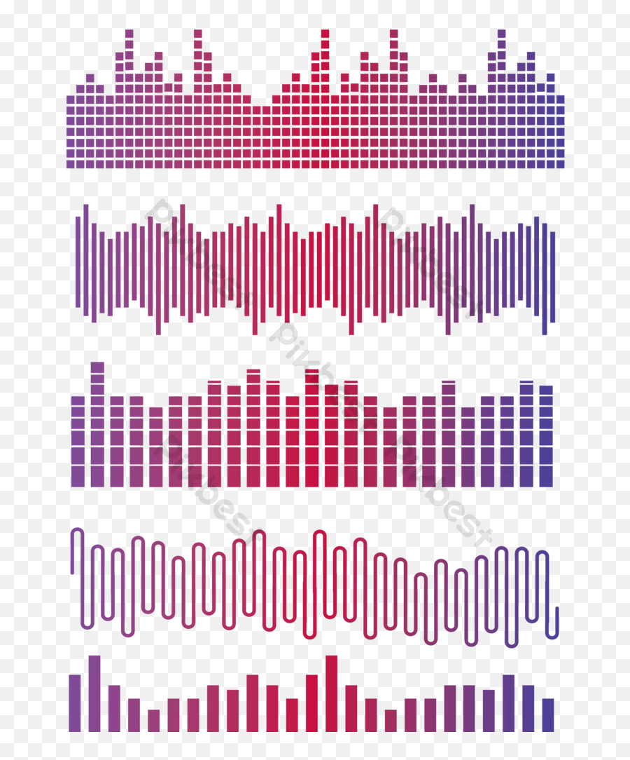 Abstract Sound Wave Decorative Pattern - Language Emoji,Sound Wave Png