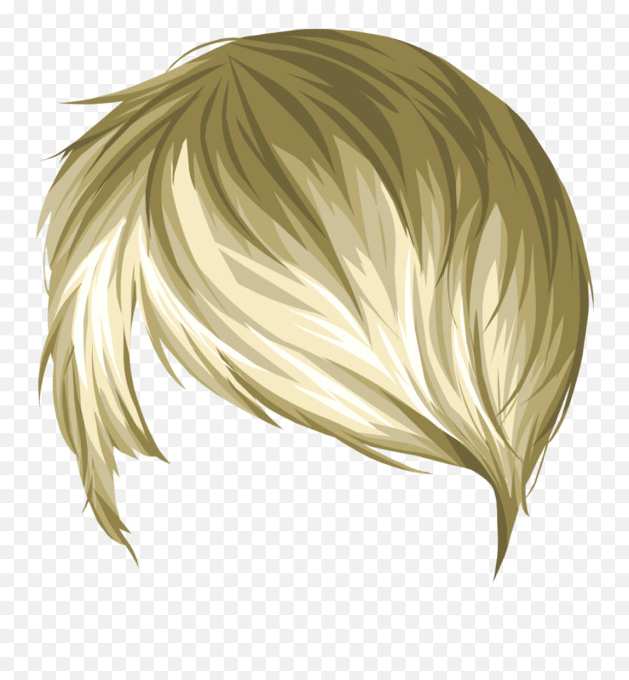 Stardoll Hair Coloring Blond Hairstyle - Anime Boy Hair Png Emoji,Anime Hair Transparent