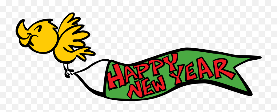 Free Happy New Year Transparent - Happy New Year Clip Art Emoji,Happy New Year Clipart