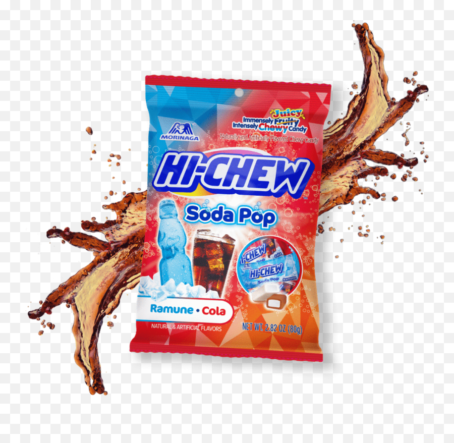 Hi - Chew Soda Pop Mix Cola U0026 Ramune Soft U0026 Chewy Candy Bag By Hi Chew Emoji,Chewy Logo