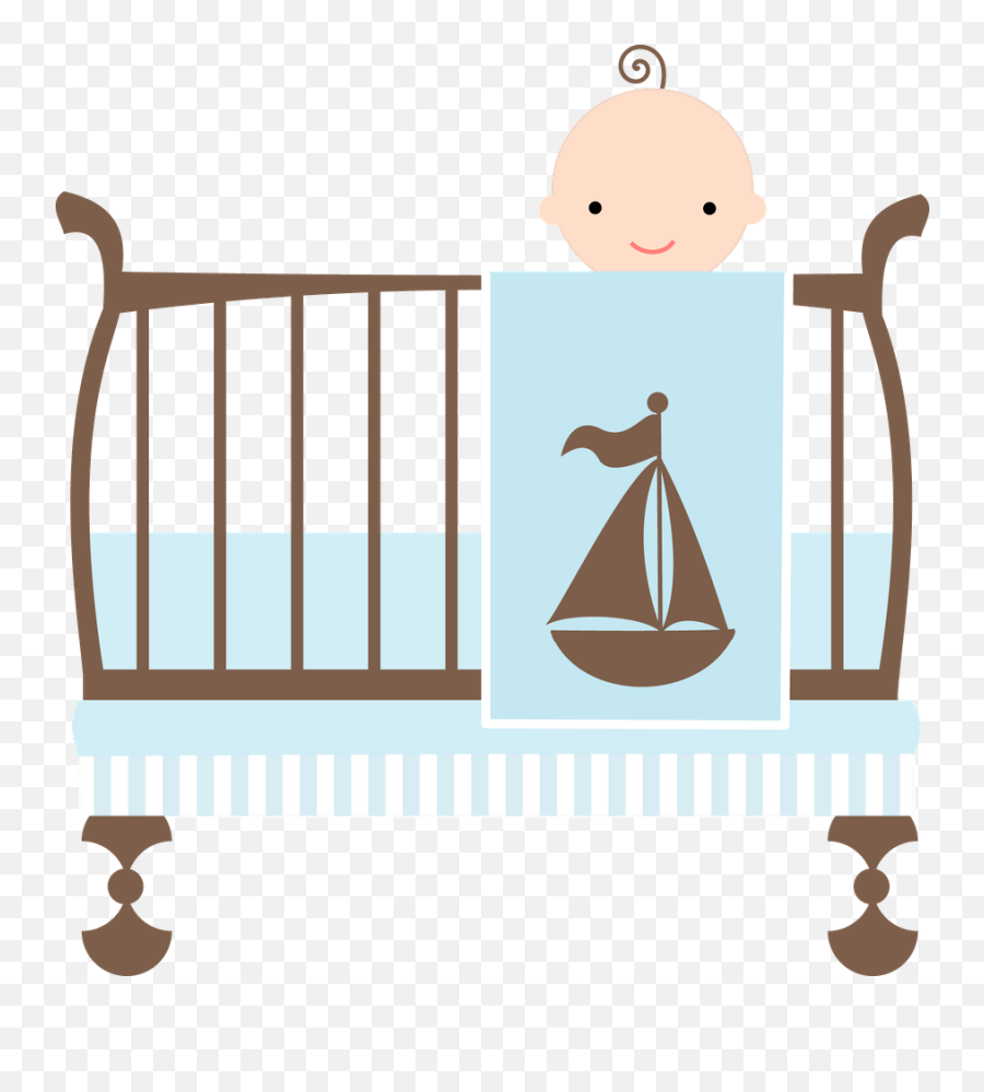 Baby Shower Wording New Boy Mom Png - Baby Boy Crib Clipart Emoji,Crib Clipart