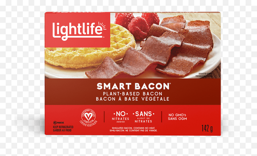 Smart Bacon - Lightlife Smart Bacon Emoji,Bacon Transparent