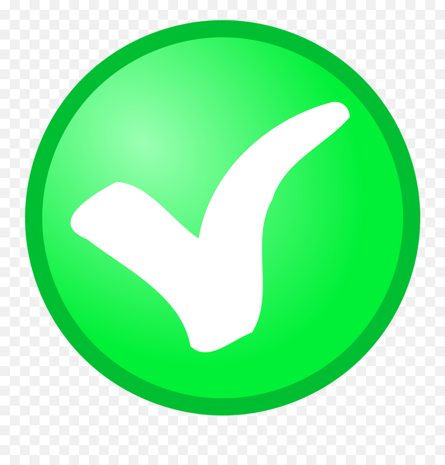 Check Circle Green Checkmark Png - Not Ok Emoji,Checkmark Png