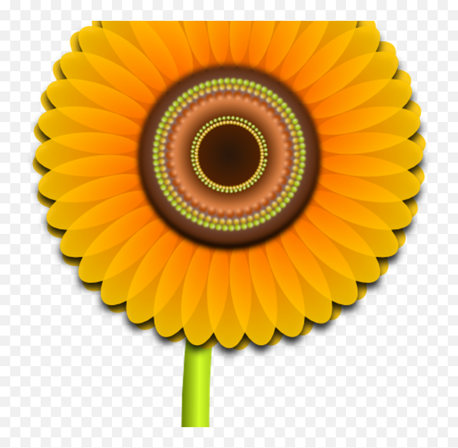 How To Set Use Sunflower Clipart Transparent Png - Free Emoji,Sunflower Garden Clipart