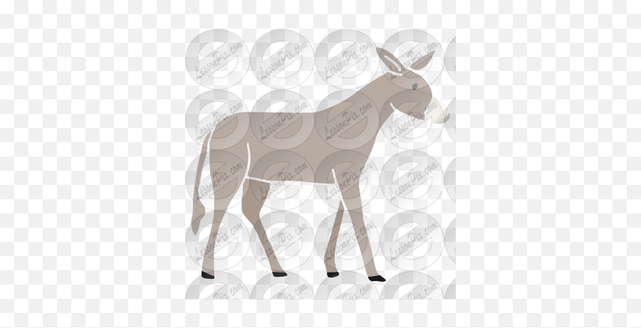 Mule Stencil For Classroom Therapy Use - Great Mule Clipart Emoji,Mule Clipart