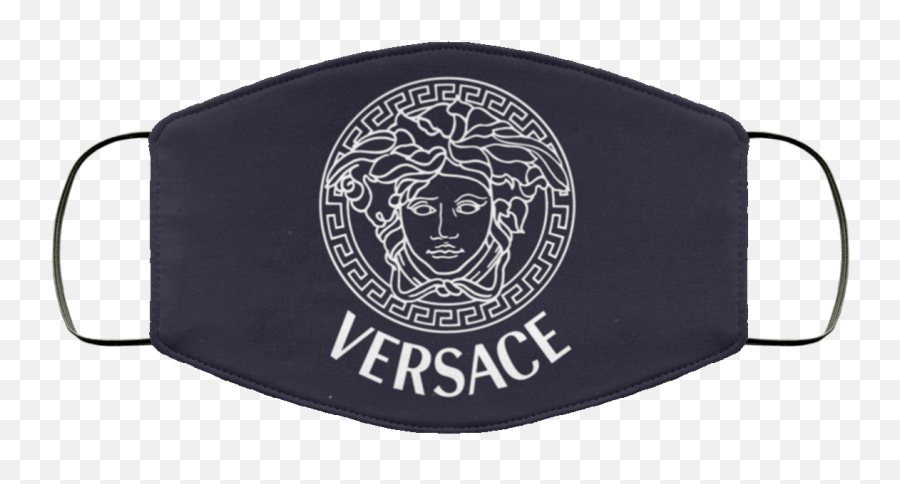 Vintage Versace Medusa Logo Face Mask - Assassins Creed Valhalla Face Mask Emoji,Logo Face