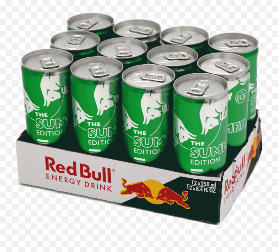 Red Bull The Summer Edition Cactus Fruit 12 Can Pack Emoji,Red Bull Can Transparent