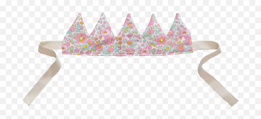 Fable Heart Crown Made With Liberty Fabric Betsy Rose Emoji,Birthday Crown Png