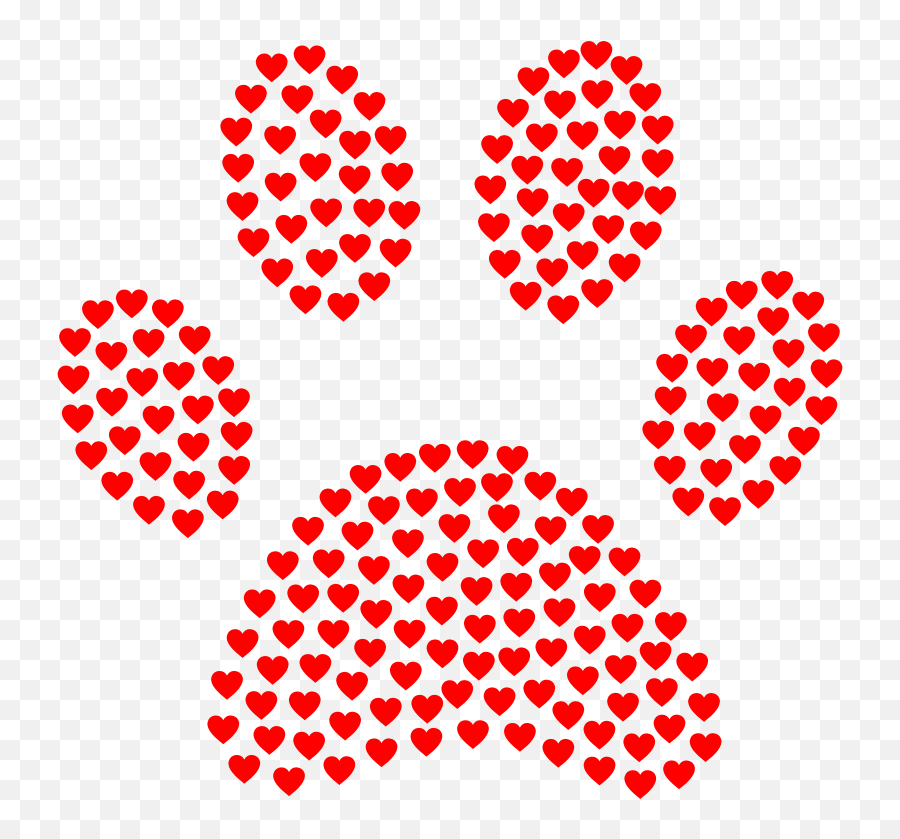 Openclipart - Clipping Culture Emoji,Paw Print Heart Clipart